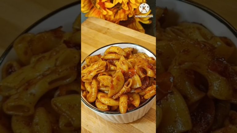 5 Minutes Macaroni Recipe@flavoursofmykitchen #youtubeshorts#shorts#pastarecipecookerhowtocookspagh