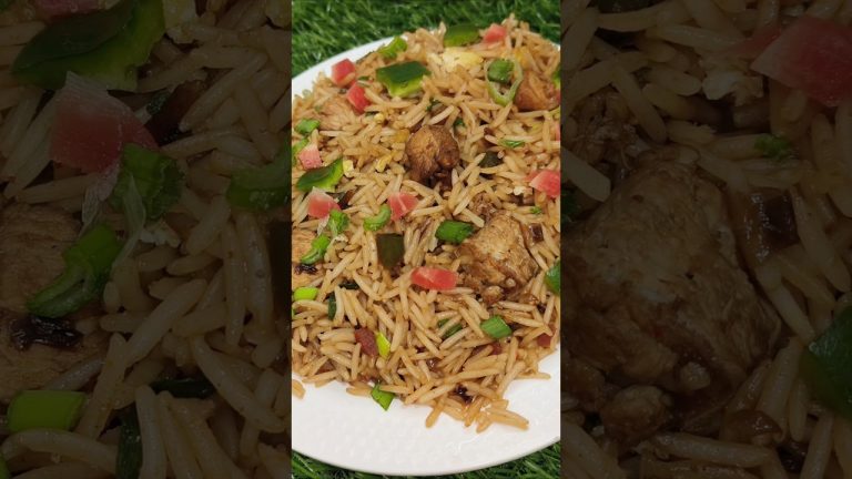 Street style chicken fried rice | Restaurant style fried rice #shorts @nehaskitchen.  #recipe