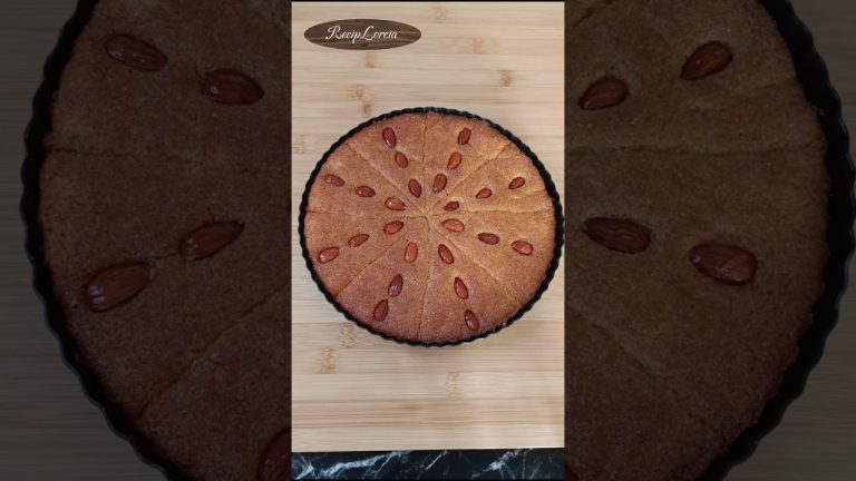 Easy and delicious dessert ! (Basboussa) #dessert #easyrecipe #recipe #shorts #snacks