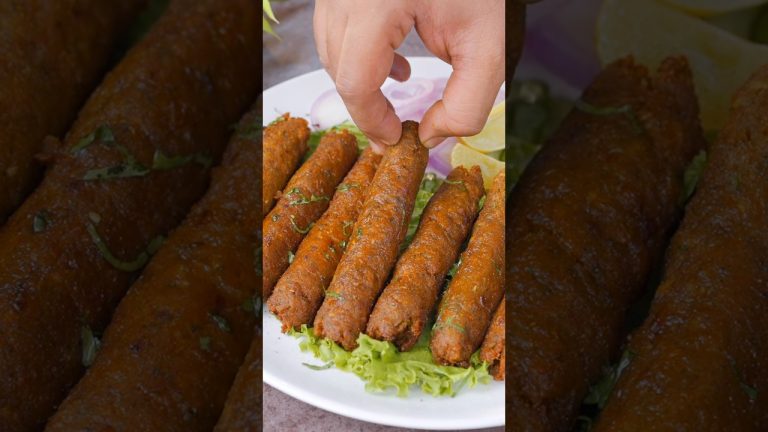 Pure Veg wale Seekh Kebab 😅😅😜😜 #bharatzkitchen #food #recipe
