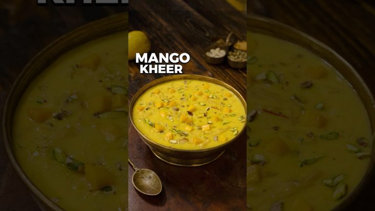 Mango Kheer | Mango Payasam Recipe | Mango Dessert Recipes #shorts #mangokheer