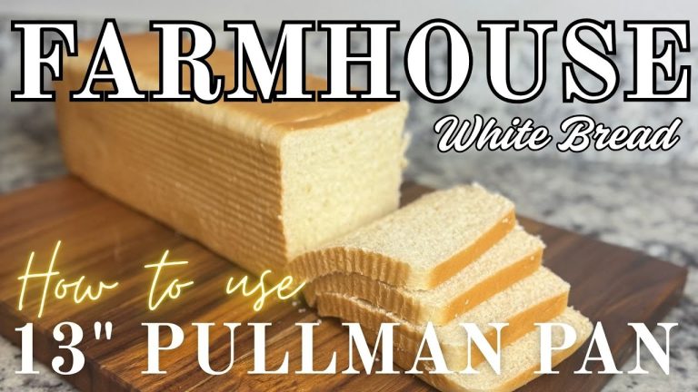 Farmhouse White Bread Recipe 13″ Pullman Loaf Pan – How to Use a Pullman Pan (Pain de Mie) – USA Pan