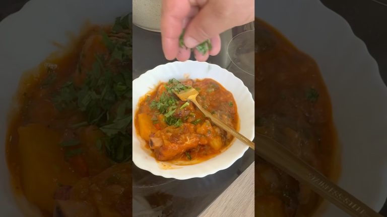 Smoked pork Ribs and Potatoes Stew 🥘