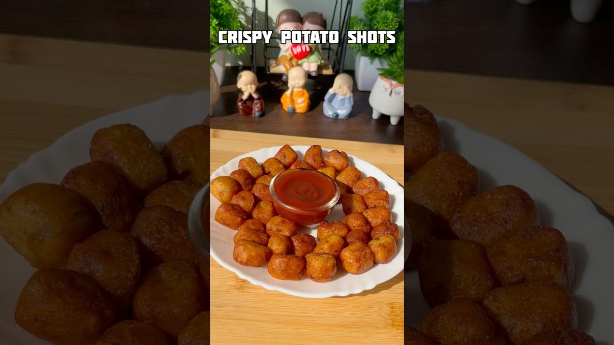 Trending recipe of crispy potato shots #shorts #recipe #snacks #potato #bread #shortsfeed #trending