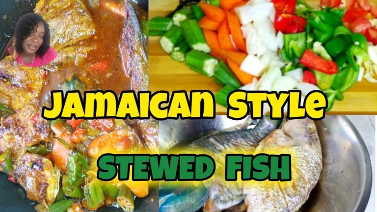 Jamaican Brown Stew Fish||Step-by Step Island Recipe|How To Make Jamaican Stew Fish|Easy Fish Recipe