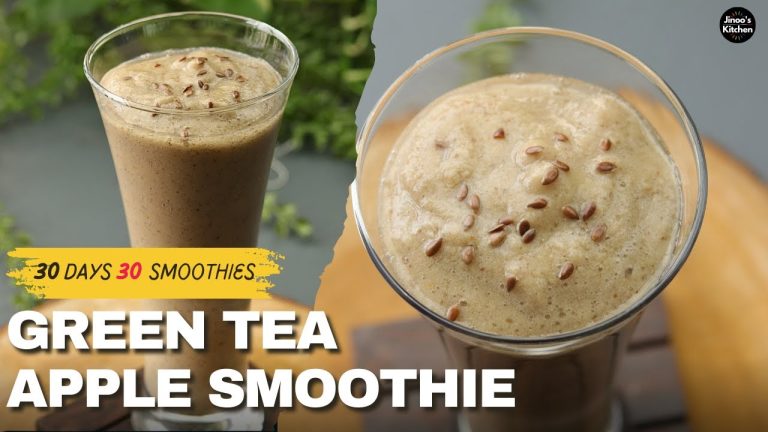 Green Tea Apple Smoothie Recipe for Weight Loss | 30 Smoothie recipes (30/30)