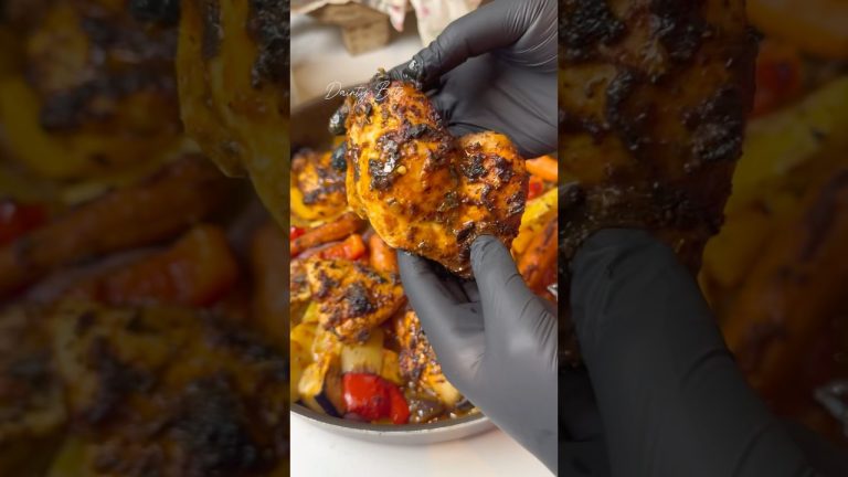 Unforgettable Chicken Dinner #mediterraneanfood #chickenrecipe #chickendinner