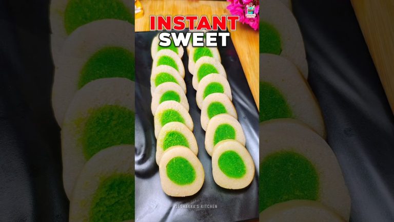 ఇంటికి వచ్చిన చుట్టాలకి చిటికెలో చేసిపెట్టే స్వీట్ రెసిపీ 😋 Instant Sweet #sweets #shorts #trending