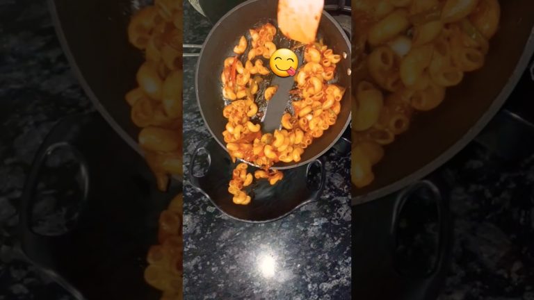 ❤️ Homemade “MASALA MACARONI” 🤠✌️😋👌 #shorts #recipe #cooking #snacks #food #easy #delicious #yummy