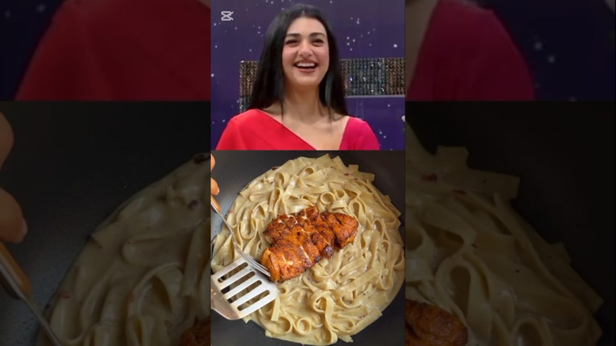 😮Sara Khan ko Falak ki konsi bat pasand hai?Alfredo pasta recipe#shorts #youtubeshorts #alfredopasta