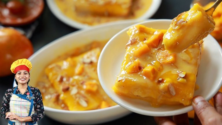 2 മാമ്പഴവും ബ്രെഡും ഉണ്ടോ! ഇതിന്റെ രുചി ഒരു രക്ഷയില്ല പൊന്നേ👌😋 Mango Pudding | Mango Bread Dessert