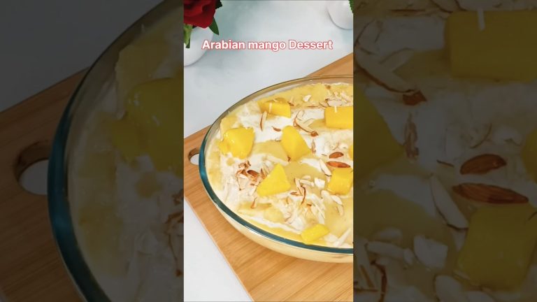 Mango Arabian Dessert 🥰😋#shorts #ytshorts #trending #viralshort #mango #dessert #recipe #easy