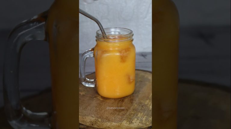 Perfect Papaya Weight loss Smoothie Recipes #food #weightloss #summer #summerdrink #viralshort