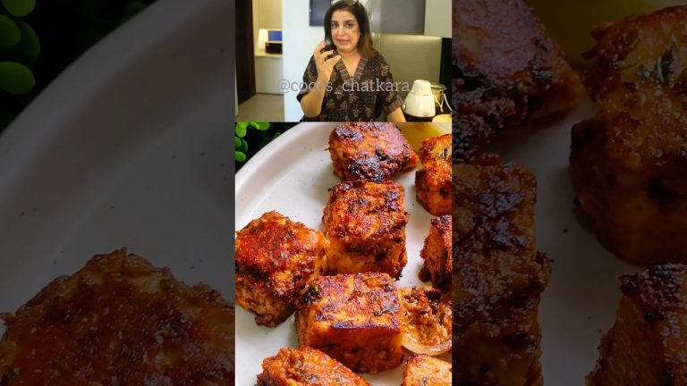 Farah Khan's Favorite Starter Recipe😋 | Tandoori Paneer Tikka |  #shorts #viral #trending #food