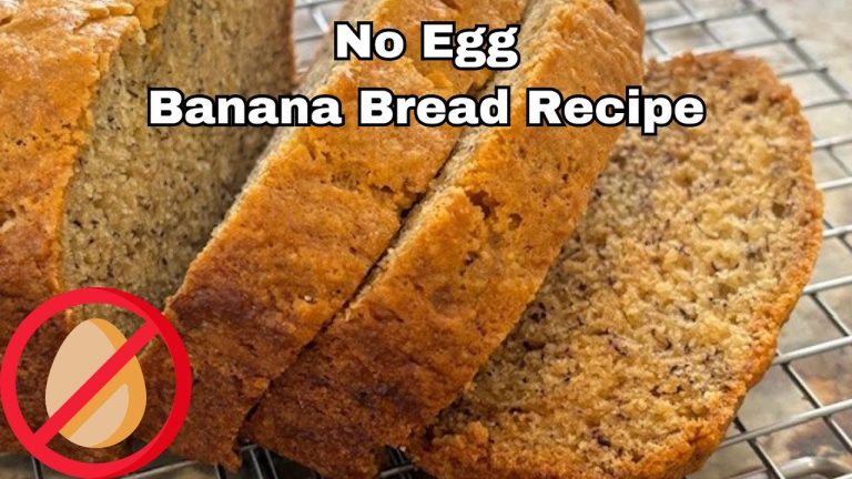 No Egg Banana Bread – Uses Applesauce as the Egg Substitute. Very Easy Recipe.