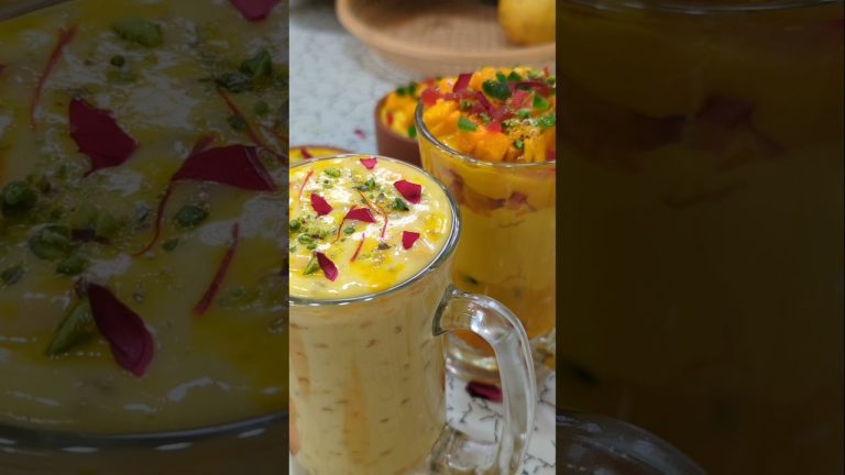 15 Minutes Amazing Mango Recipes | आम की 2 जबरदस्त रेसिपी #mango #dessert #geetascooking