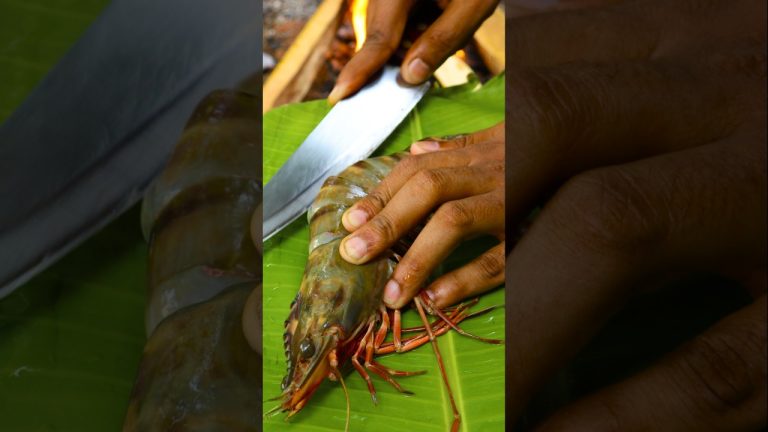 Giant Tiger Prawns Grilled #shortsfeed