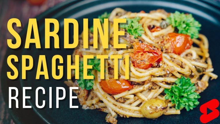 Sardine Spaghetti Recipe #shorts