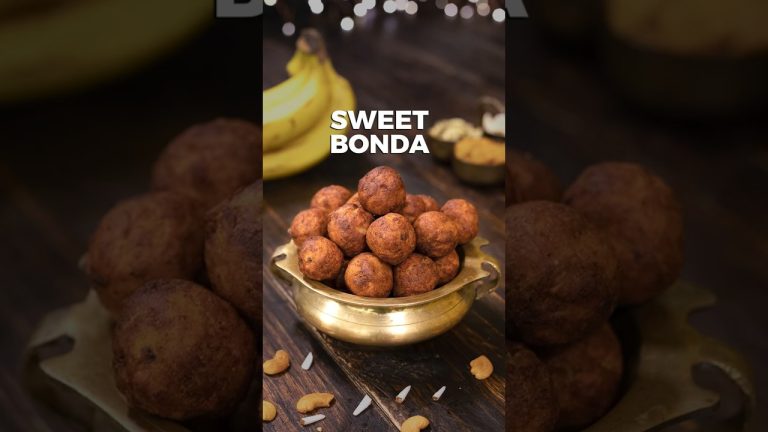 Banana Sweet Bonda | Snacks Recipe | Bonda Recipe  #shorts #sweetbonda