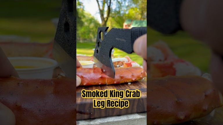 Smoked King Crab! #KingCrab #CrabLegs #SmokedFood #Seafood #OutdoorCooking #SnowCrab #Recipes #Food