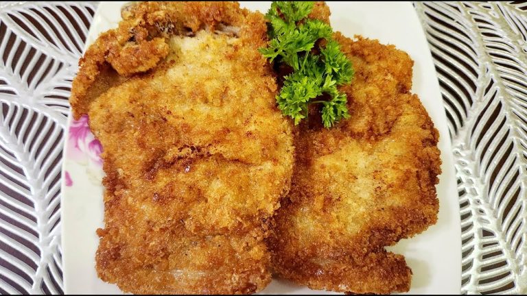 CRISPY BREADED PORK CHOP RECIPE | HOW TO MAKE FRIED BREADED PORK CHOPS