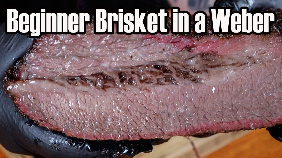 How to Smoke Brisket in Weber kettle for beginners by Schueys BBQ