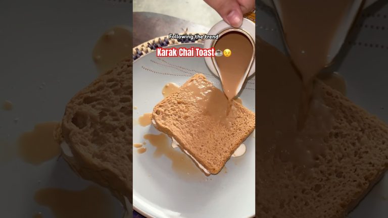 Karak chai Toast☕️ #food #viralvideo #eidedition #bakraeid #trending #recipe #home #pakistan
