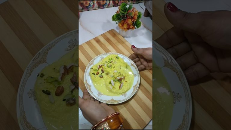 😁Easy Bread 🍞 Rasmalai  Recipe | Quick & Delicious!😋 #shorts #viral