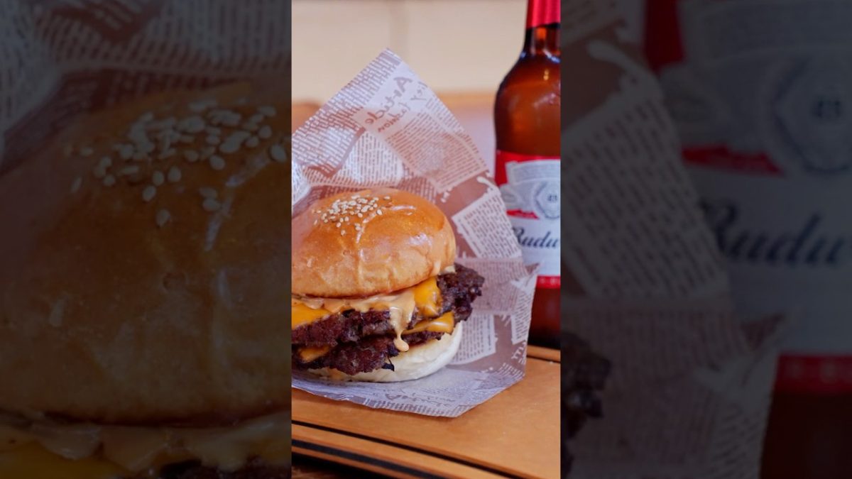 【Weber Slate】 スマッシュバーガー