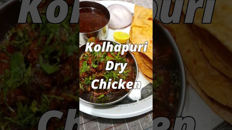 Kolhapuri Dry Chicken Recipe | Godavari's Recipe #shorts