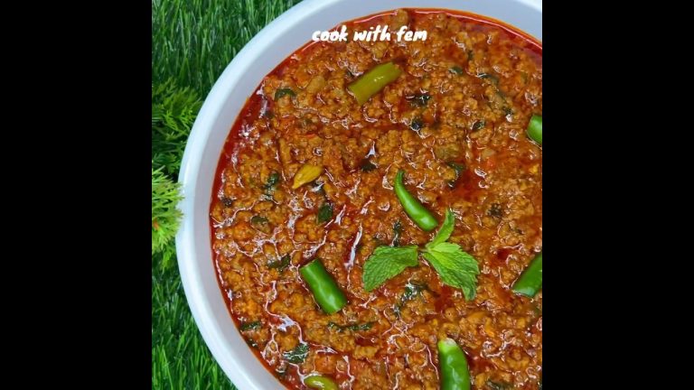 10 Minute Instant Mutton/Chicken Keema Recipe #keema #muttonkeema #instantkeema #short #cookwithfem