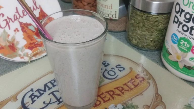 Great Tasting Mushroom Protein Smoothie #proteinsmoothies #smoothierecipes #mushroomrecipes