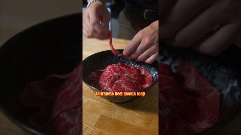 “lazy” taiwanese beef noodle soup