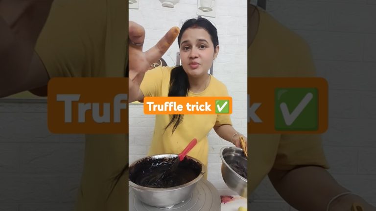 truffle trick ✅ है जल्दी देखीये #trending #viralshort #cakedecorating #dessert