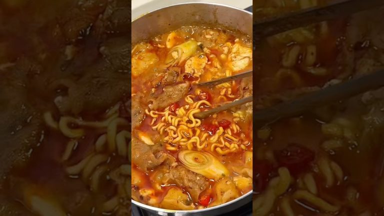Tofu Beef Ramen 🍜 #tofu #beef #ramennoodles #recipe #instantnoodles