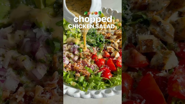 Chopped Chicken Salad: Click the link in my bio and then select the photo to get the recipe ❤️