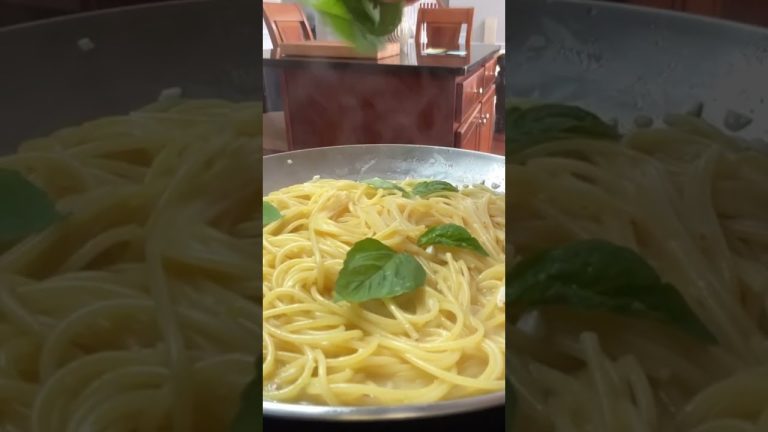 I tried 😱 Making Viral Lemon Pasta 😳 #shorts