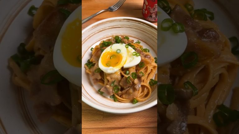 Creamy miso pasta – adding miso to everything  #quickrecipes #cooking