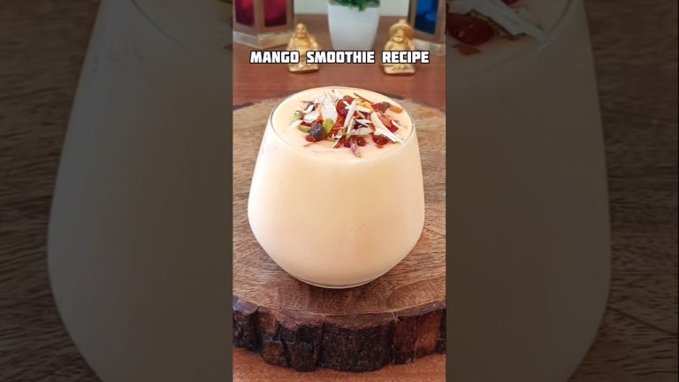 Trending Recipe Of Mango Smoothie #shorts #mango #recipe
