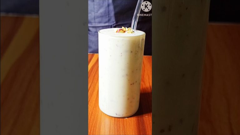 Apple milkshake recipe ASMR | #shorts