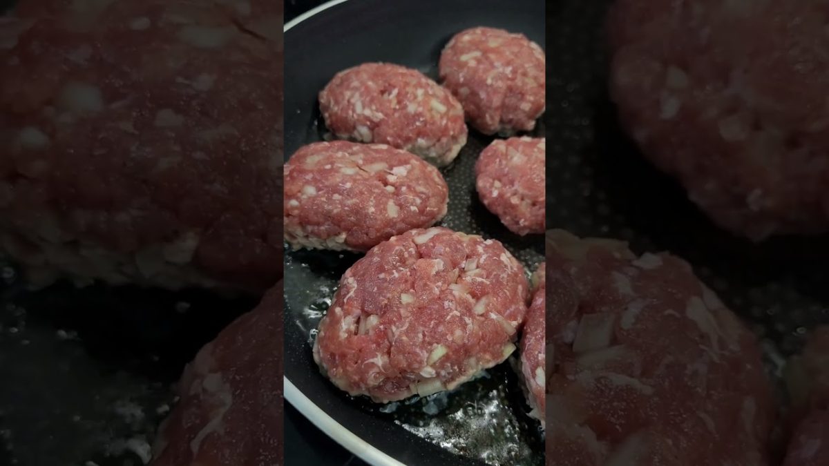 Juicy meat patties (better than burgers!) Recipe that makes my husband love them!