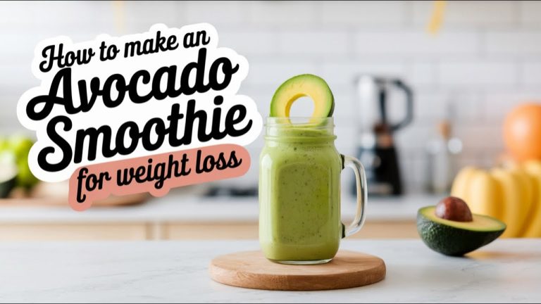 weight loss smoothie – how to make an Avocado smoothie
