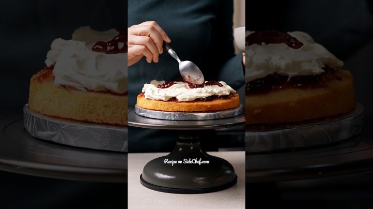 What Makes This Victoria Sponge Cake Recipe So SPECIAL? #cooking #baking #dessert