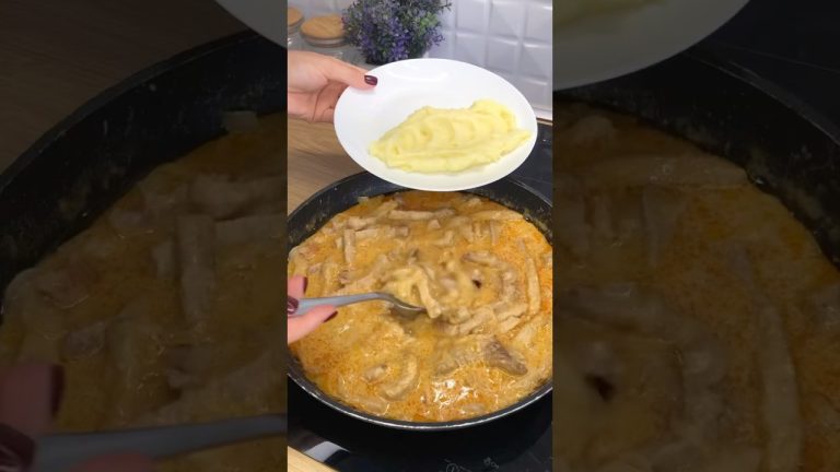 Бефстроганов зі свинини готую тільки так