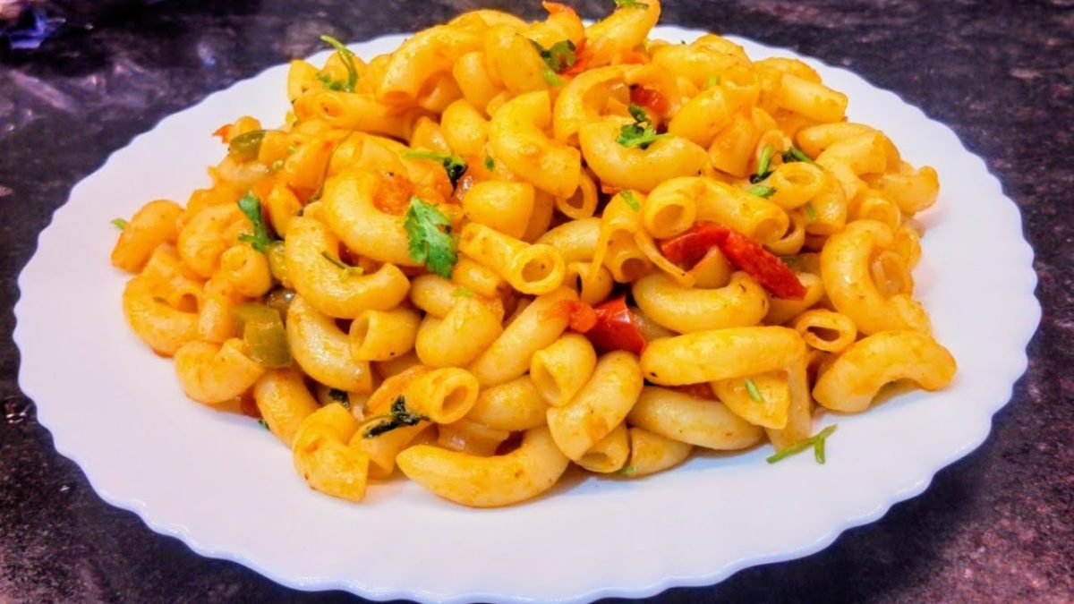 Spicy Masala Macaroni Pasta Recipe! Easy To Make Pasta Recipe! Macaroni Pasta Recipe