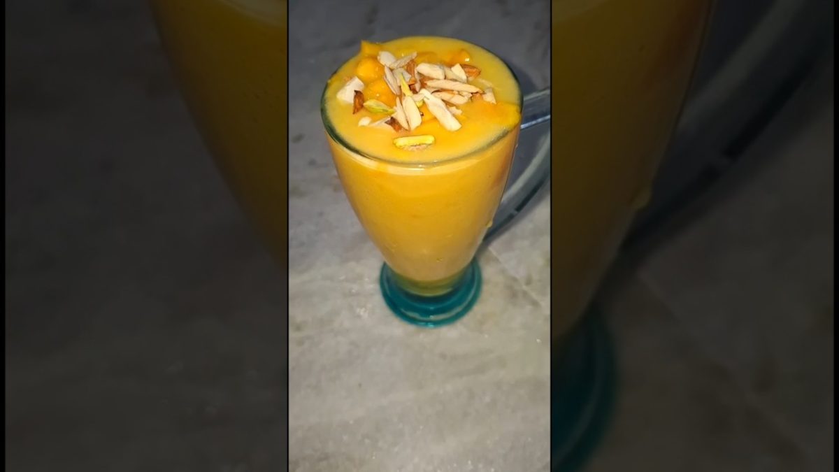 tasty mango shake recipe 😋#trending #shorts #motivation #funny
