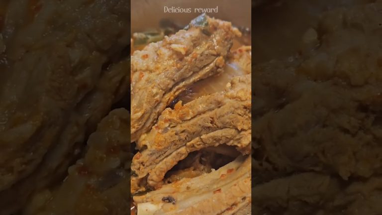 엄마표 돼지등갈비 김치찜 만드는 법 #cooking