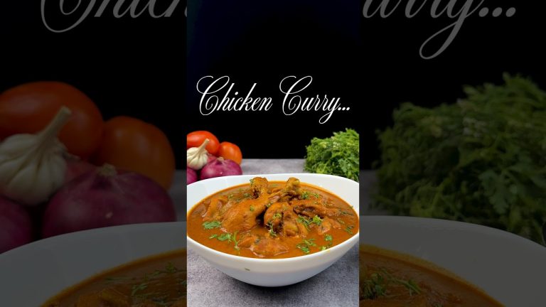 Chicken Curry Recipe | Dhaba Style Chicken Curry Recipe | #shorts #mumbaiasmr