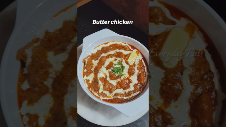 Butter Chicken Recipe #shorts #youtubeshorts #ytshorts #butterchicken #chicken #chickenrecipes