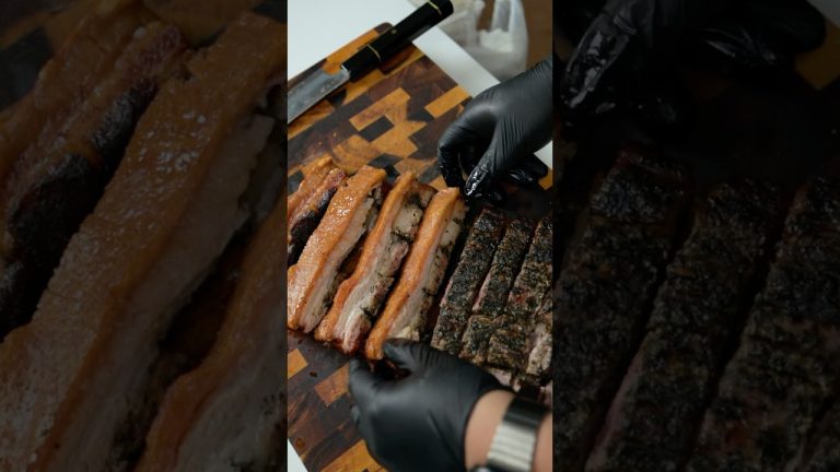 #crispyporkbelly #porkbelly #crispypork #หมูกรอบ #เนิร์ดเนื้อ หมูนสามชั้นจาก #Spure